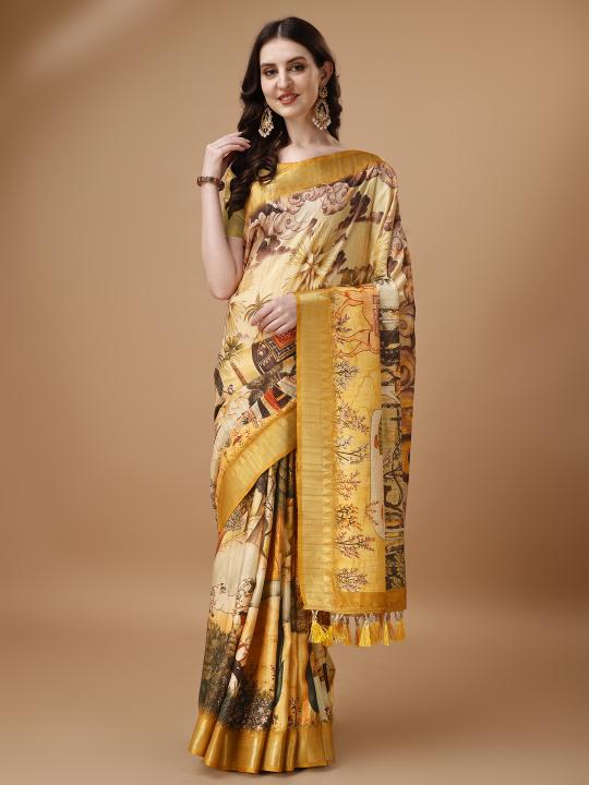 Sabella Mughal Tussar 01 types of sarees in india pdf