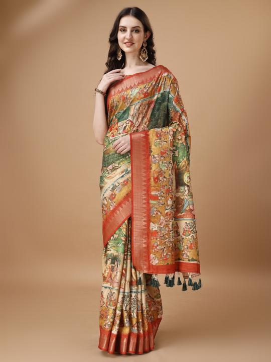 Sabella Mughal Tussar 01 types of sarees in india pdf