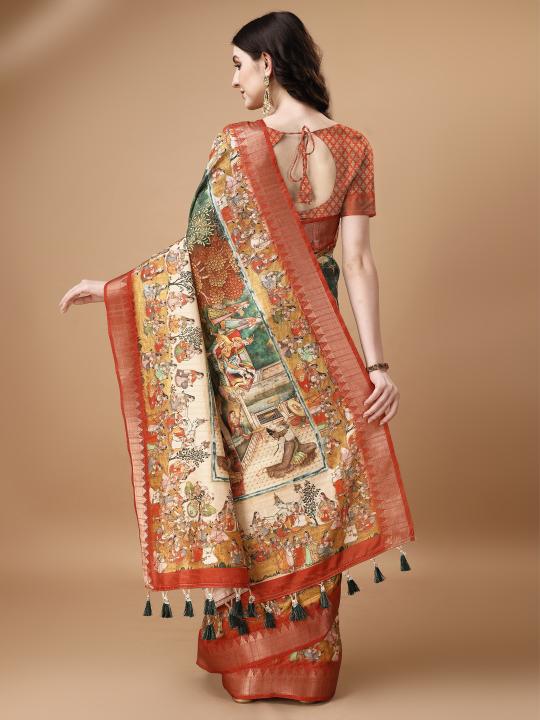 Sabella Mughal Tussar 01 types of sarees in india pdf