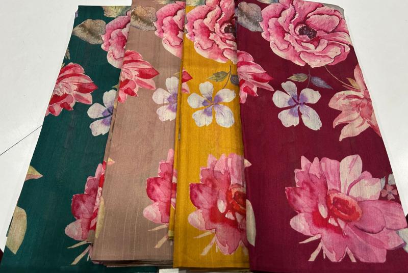 Sabella Premium and superior semi desi soft and smooth tussar saree fab india