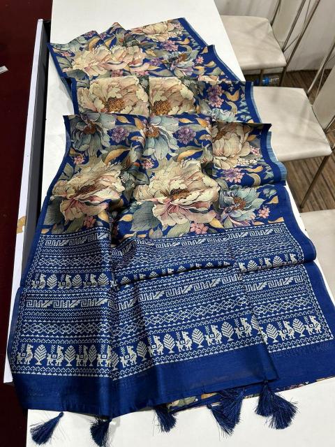 Sabella Premium and superior semi desi soft and smooth tussar Vol 2 saree online india