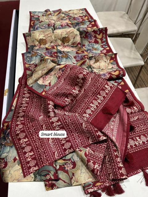 Sabella Premium and superior semi desi soft and smooth tussar Vol 2 saree online india