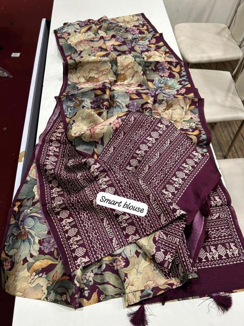 Sabella Premium and superior semi desi soft and smooth tussar Vol 2 saree online india