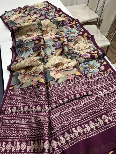 Sabella Premium and superior semi desi soft and smooth tussar Vol 2 saree online india