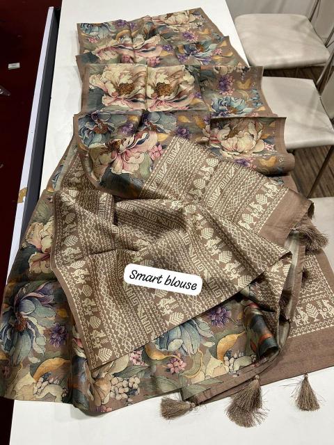 Sabella Premium and superior semi desi soft and smooth tussar Vol 2 saree online india