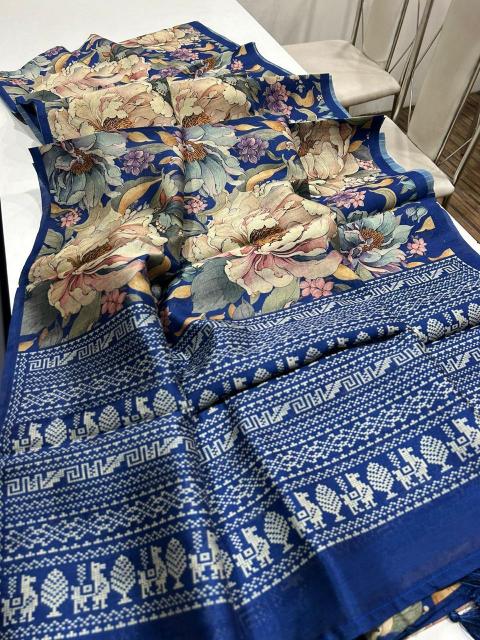 Sabella Premium and superior semi desi soft and smooth tussar Vol 2 saree online india