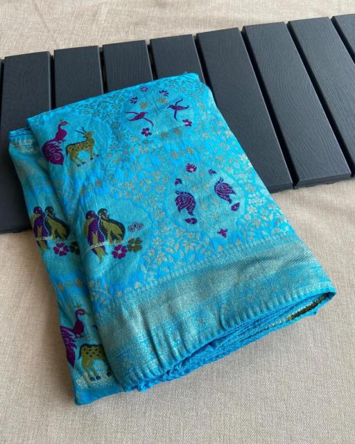 Sabella Pure Soft Banarasi Matka Silk Vol 3 kanchipuram saree price in india