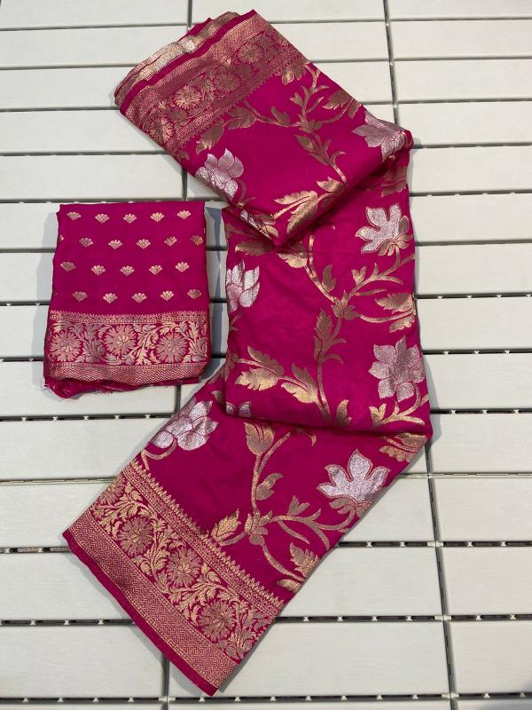 Sabella Pure Soft Khadi Georgette Vol 6 saree tassels online india