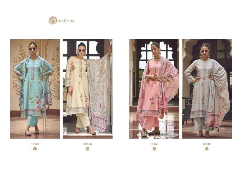 Sadhana Fashion Ridhima Musline Silk Digital print Salwar Kameez Wholesale Catalog