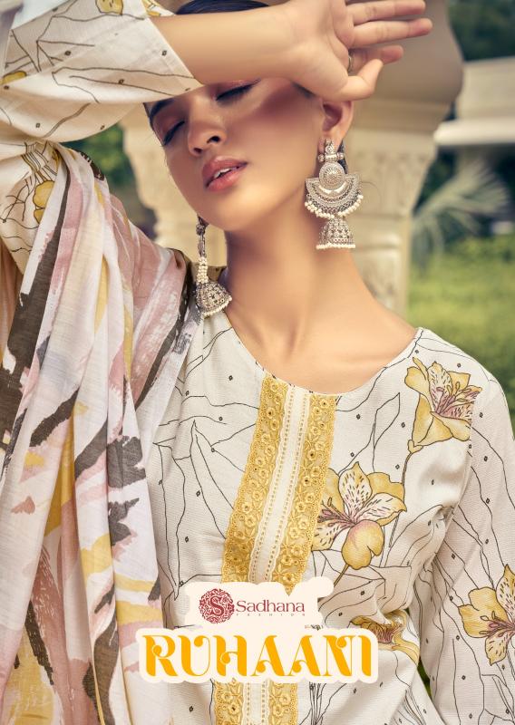 Sadhana Fashion Ruhaani Musline Silk Digital print Salwar Kameez Wholesale Catalog