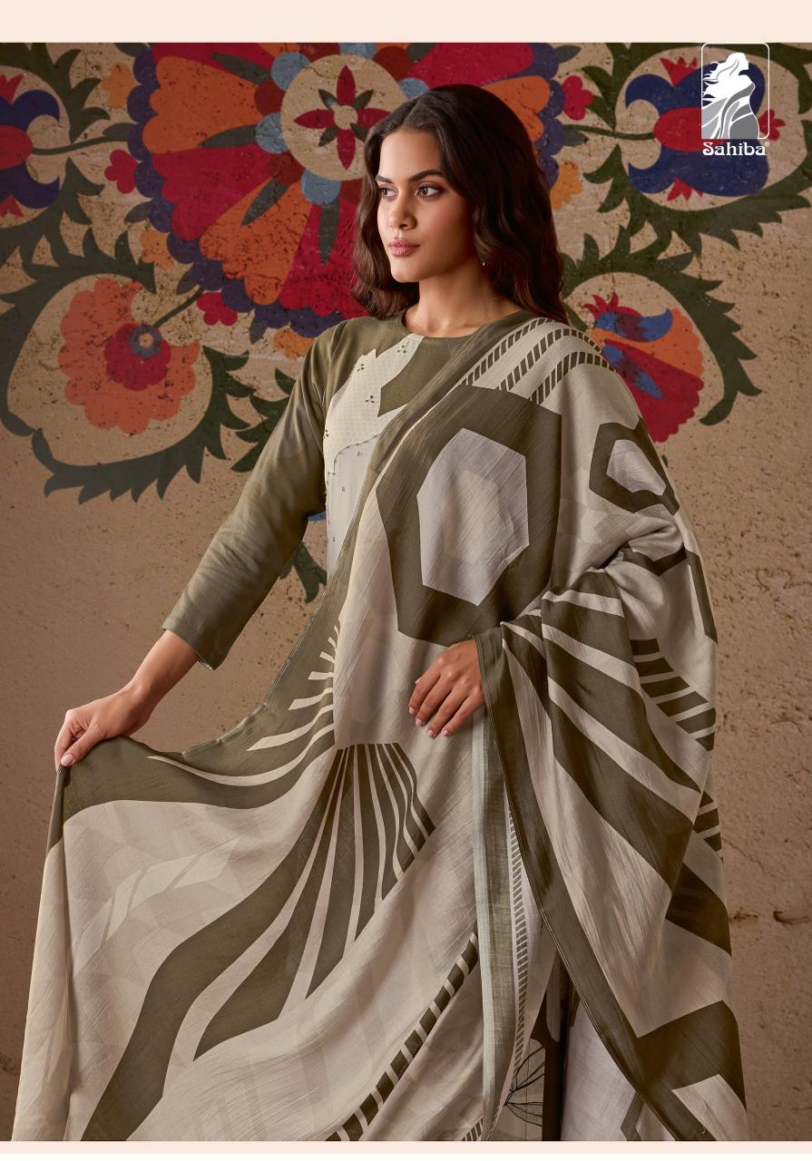 Sahiba Avitri Digital Printed With Hand Work Salwar Kameez Wholesale Catalog