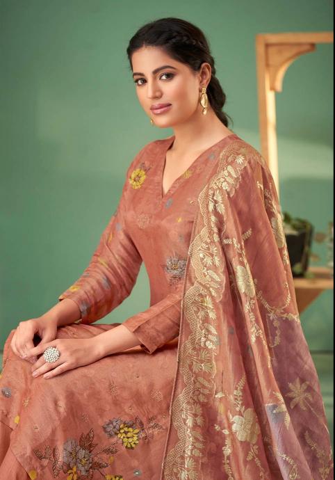 Sahiba Kaseesh Digital Printed With Hand Work Salwar Kameez Wholesale Catalog