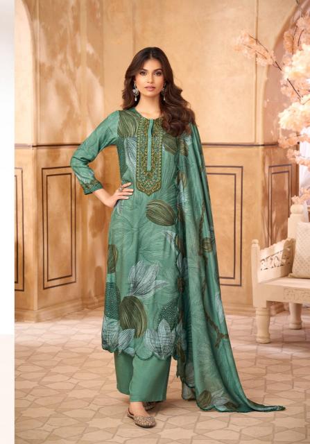 Sahiba Radhya Neck Organza Silk Salwar Kameez Wholesale Catalog