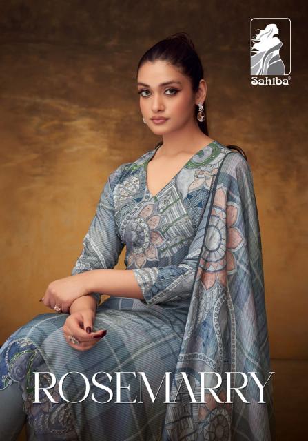 Sahiba Rosemarry Digital Printed With Hand Work Salwar Kameez Wholesale Catalog