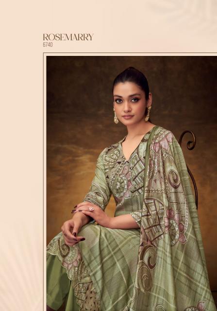 Sahiba Rosemarry Digital Printed With Hand Work Salwar Kameez Wholesale Catalog