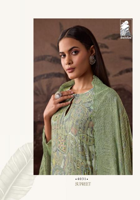 Sahiba Supreet Digital Printed With Hand Work Salwar Kameez Wholesale Catalog 