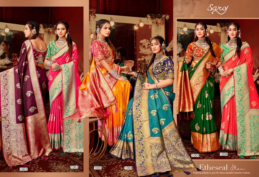 Saroj Mangalgiri silk vol.5 50*600 silk saree  in surat with price wholesale