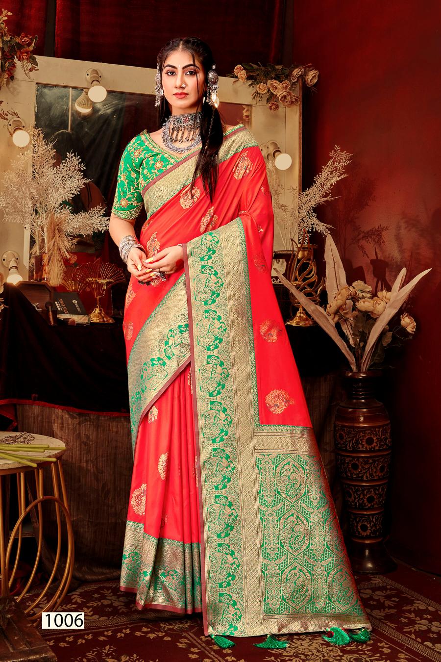 Saroj Mangalgiri silk vol.5 50*600 silk saree  in surat with price wholesale