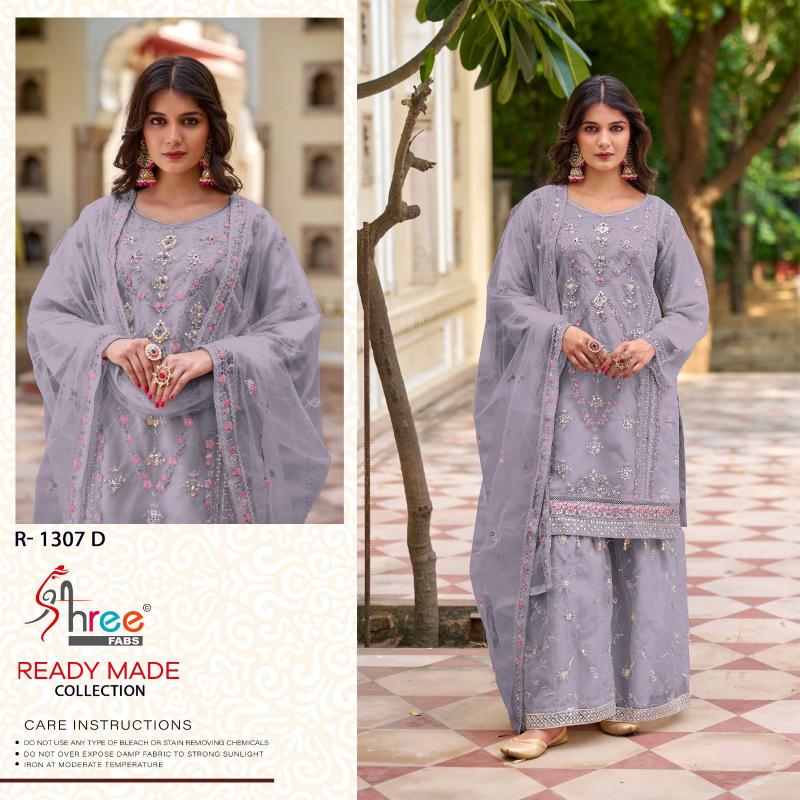 Shree Fabs 1307 organza Salwar Kameez Wholesale Catalog