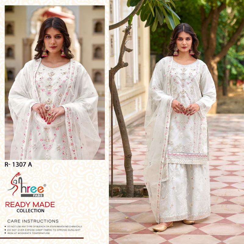 Shree Fabs 1307 organza Salwar Kameez Wholesale Catalog