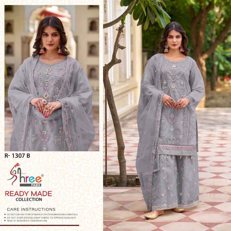 Shree Fabs 1307 organza Salwar Kameez Wholesale Catalog