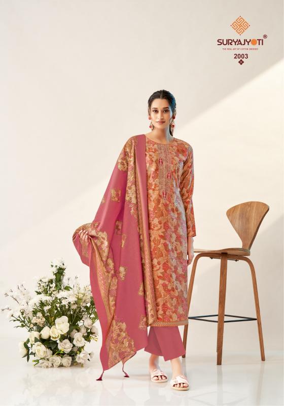 Suryajyoti Kora Vol-2 – Embroidered Dress Material - Wholesale Catalog