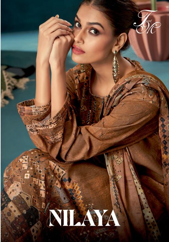 T&M Nilaya Pure Viscose Cordroy Digital Print with Hand work Salwar Kameez Wholesale Catalog