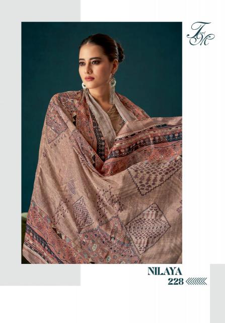 T&M Nilaya Pure Viscose Cordroy Digital Print with Hand work Salwar Kameez Wholesale Catalog