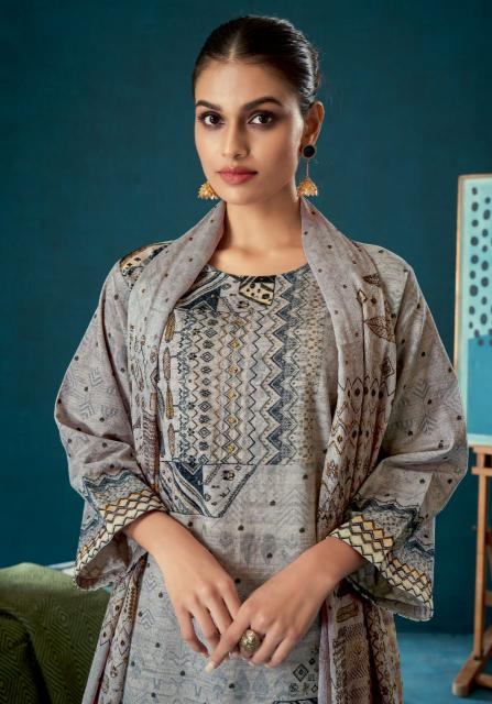 T&M Nilaya Pure Viscose Cordroy Digital Print with Hand work Salwar Kameez Wholesale Catalog