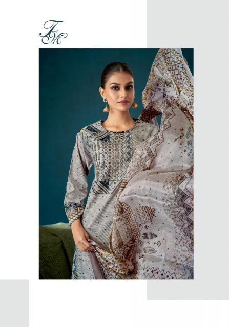T&M Nilaya Pure Viscose Cordroy Digital Print with Hand work Salwar Kameez Wholesale Catalog