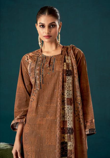 T&M Nilaya Pure Viscose Cordroy Digital Print with Hand work Salwar Kameez Wholesale Catalog