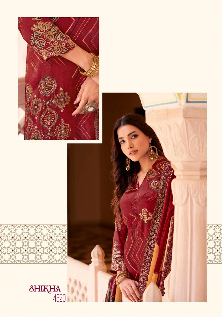 T&M Shikha Pure Muslin Digital Printed Dress Material Collection
