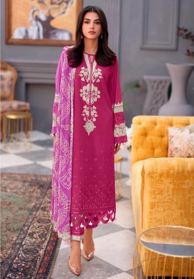 Taj 564 To 566 Chiffon Dupatta Pakistani Suits Wholesale Catalog
