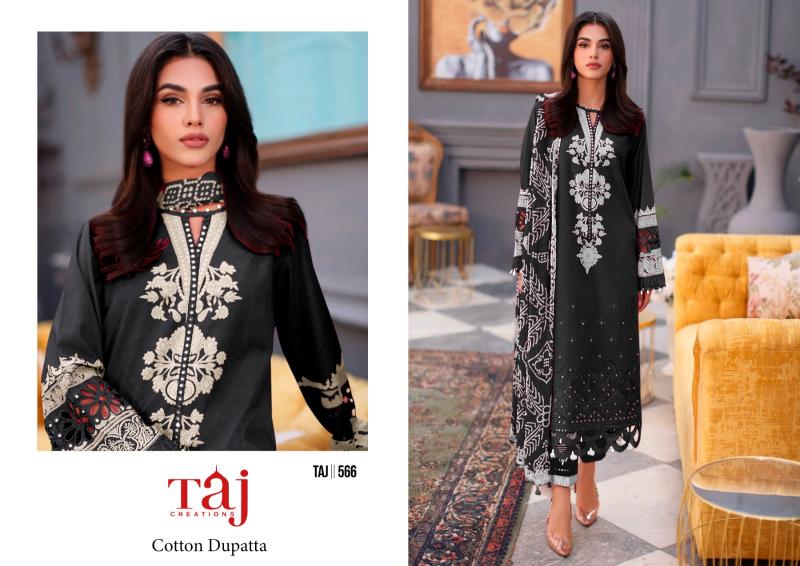 Taj 564 To 566 Chiffon Dupatta Pakistani Suits Wholesale Catalog