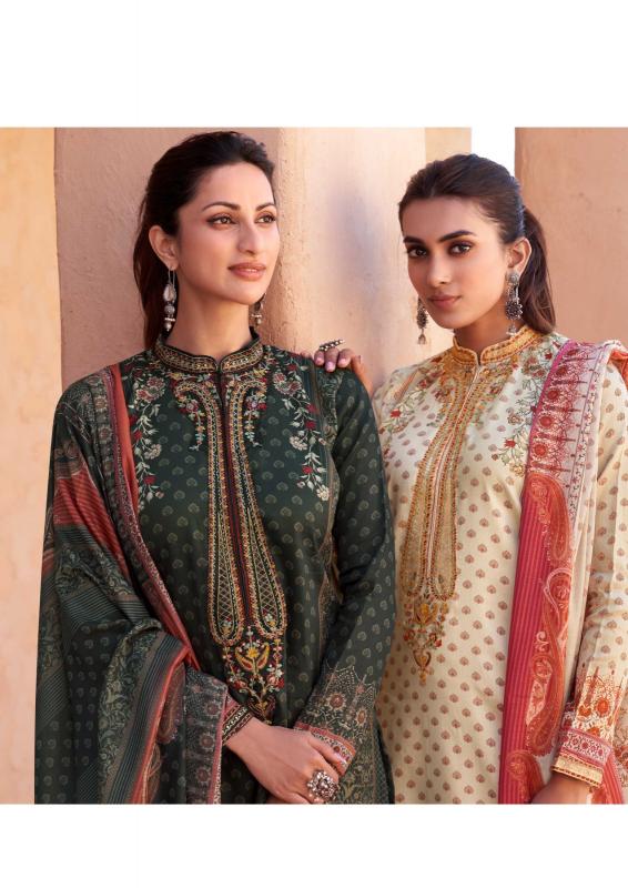 The Hermitage Shop Mehqada Pure Viscose Lawn Digital Print Salwar Suits Wholesale catalog 