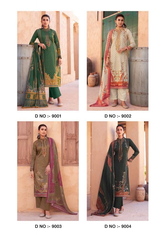 The Hermitage Shop Mehqada Pure Viscose Lawn Digital Print Salwar Suits Wholesale catalog 
