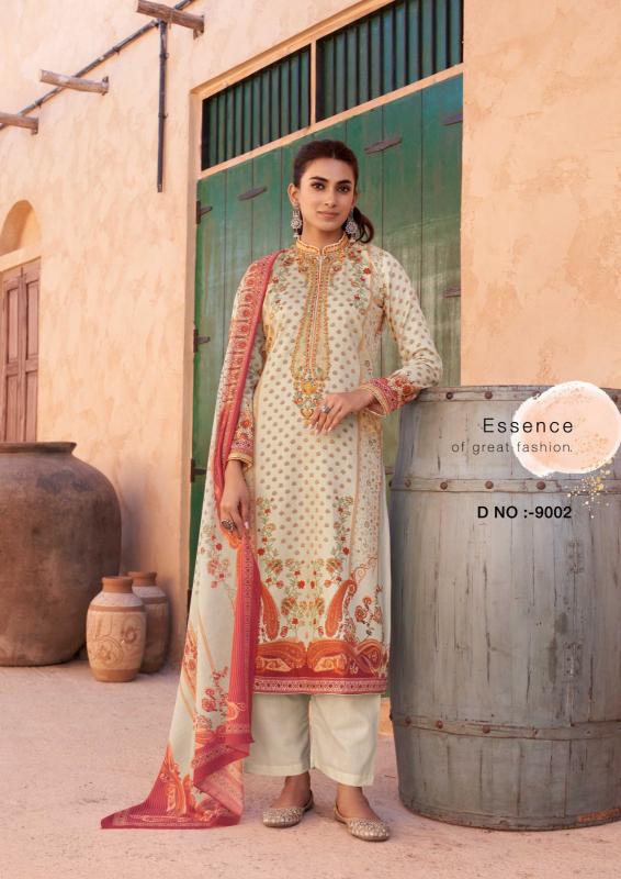 The Hermitage Shop Mehqada Pure Viscose Lawn Digital Print Salwar Suits Wholesale catalog 