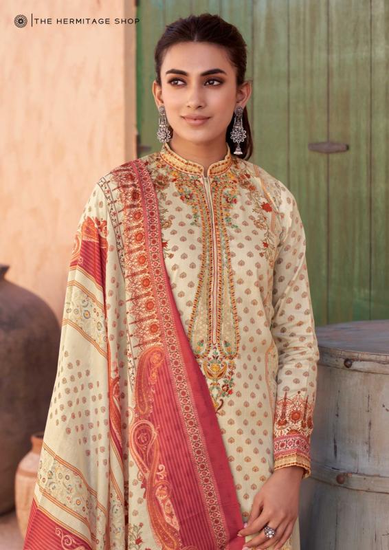 The Hermitage Shop Mehqada Pure Viscose Lawn Digital Print Salwar Suits Wholesale catalog 