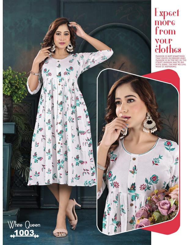 Trendy White Queen Vol 6 online sale of kurtis in india below 400 