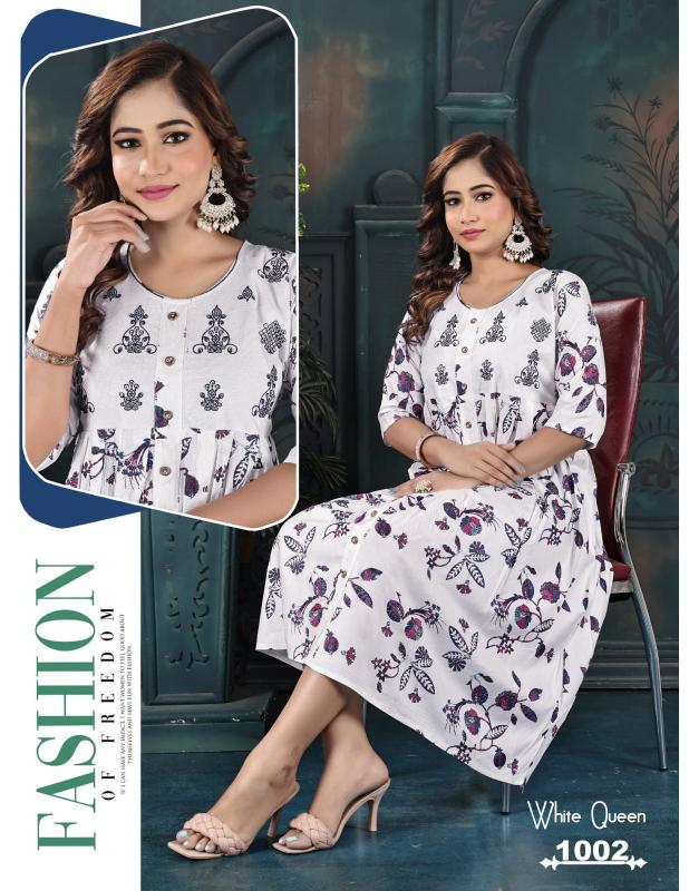 Trendy White Queen Vol 6 online sale of kurtis in india below 400 