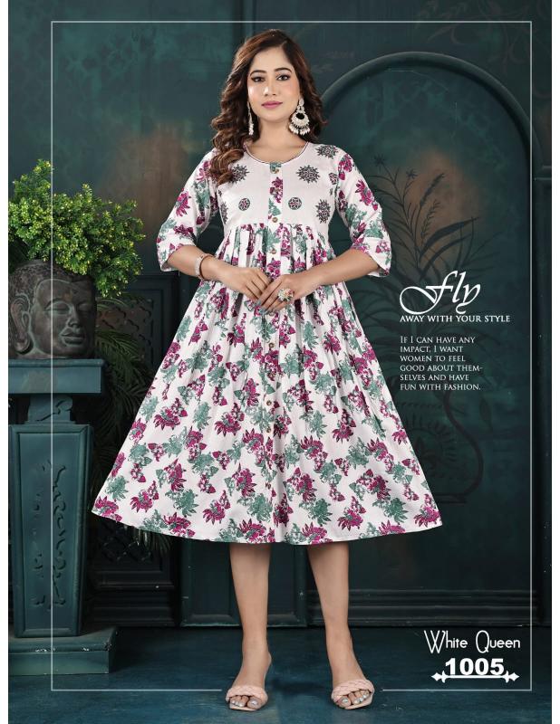 Trendy White Queen Vol 6 online sale of kurtis in india below 400 