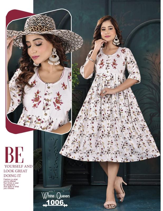 Trendy White Queen Vol 6 online sale of kurtis in india below 400 