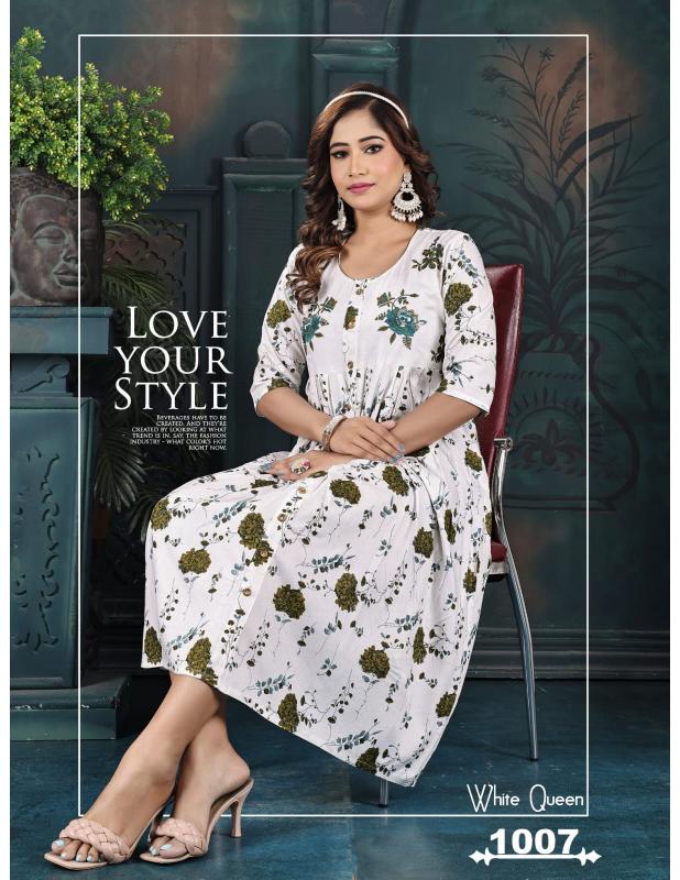 Trendy White Queen Vol 6 online sale of kurtis in india below 400 