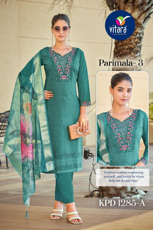 Vitara fashion Parimala Vol 3 old kurti model india
