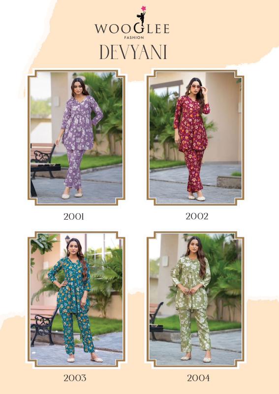 Wooglee Devyani Printed Western Co Ord Set Wholesale Catalog