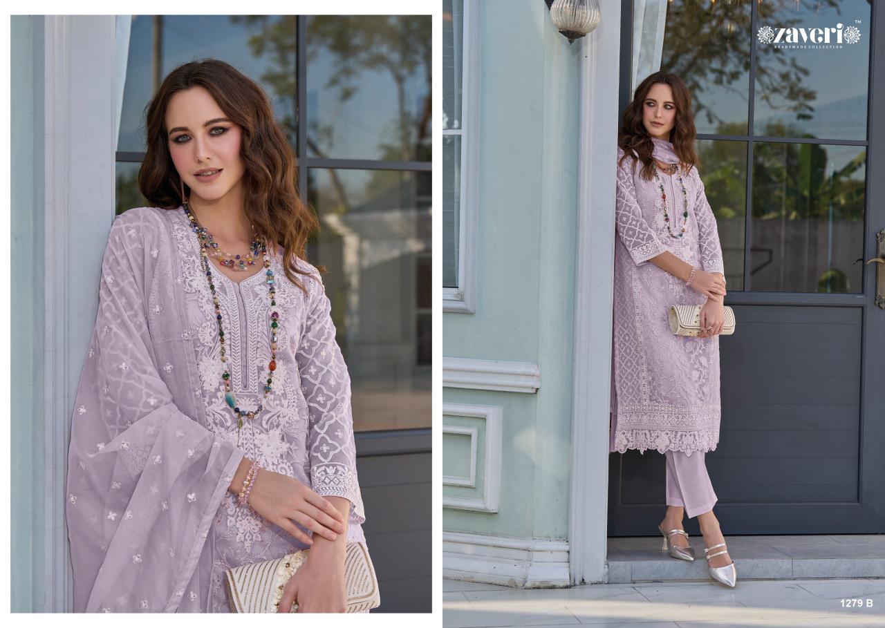 Zaveri Femina Vol 2 Color Edition 1 Soft organza with fancy embroidery Salwar Kameez Wholesale Catalog