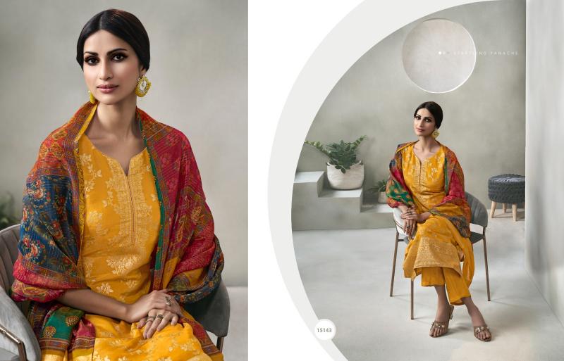 Zisha Glory Crystal weaving jacquard Salwar Kameez Wholesale catalog
