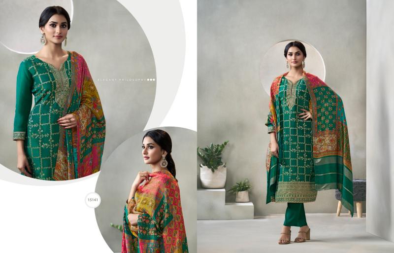 Zisha Glory Crystal weaving jacquard Salwar Kameez Wholesale catalog