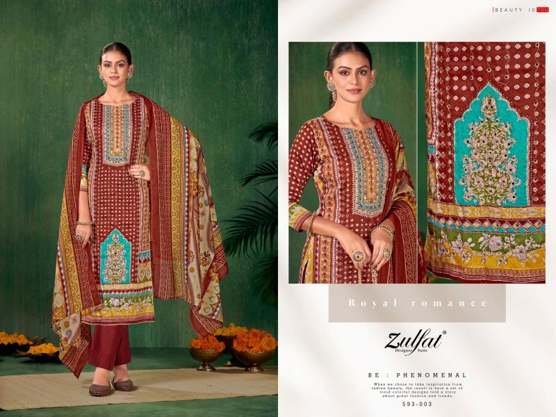 Zulfat Sangini Digital Printed wholesale dress material suppliers