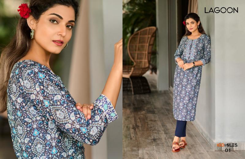 100 Miles Lagoon kurtis designer dress online india